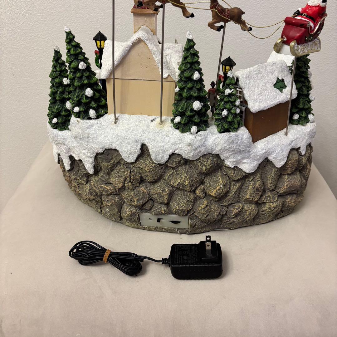 美品✨コストコ クリスマス オルゴール LED付き置物 音楽付き