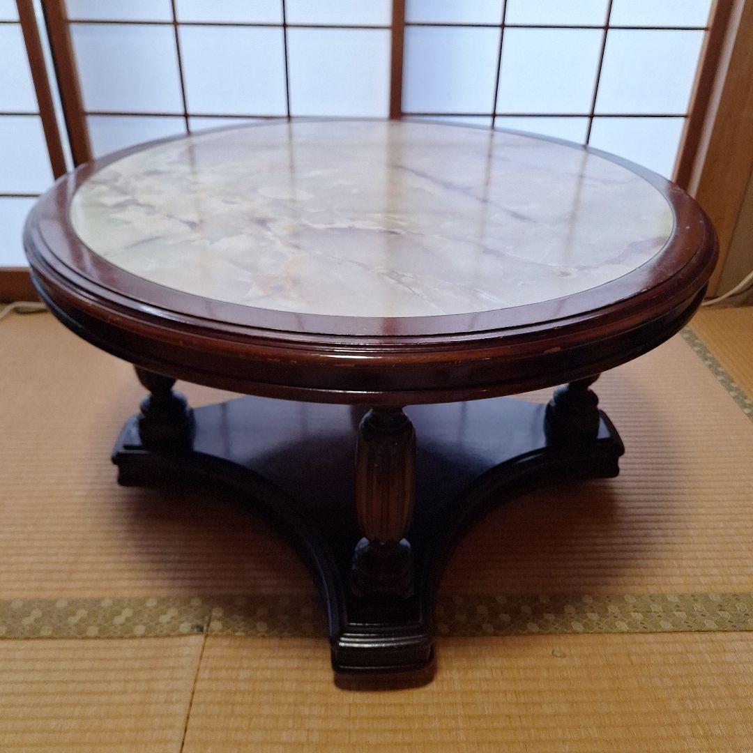 S*U様 オールドカリモク　丸テーブル