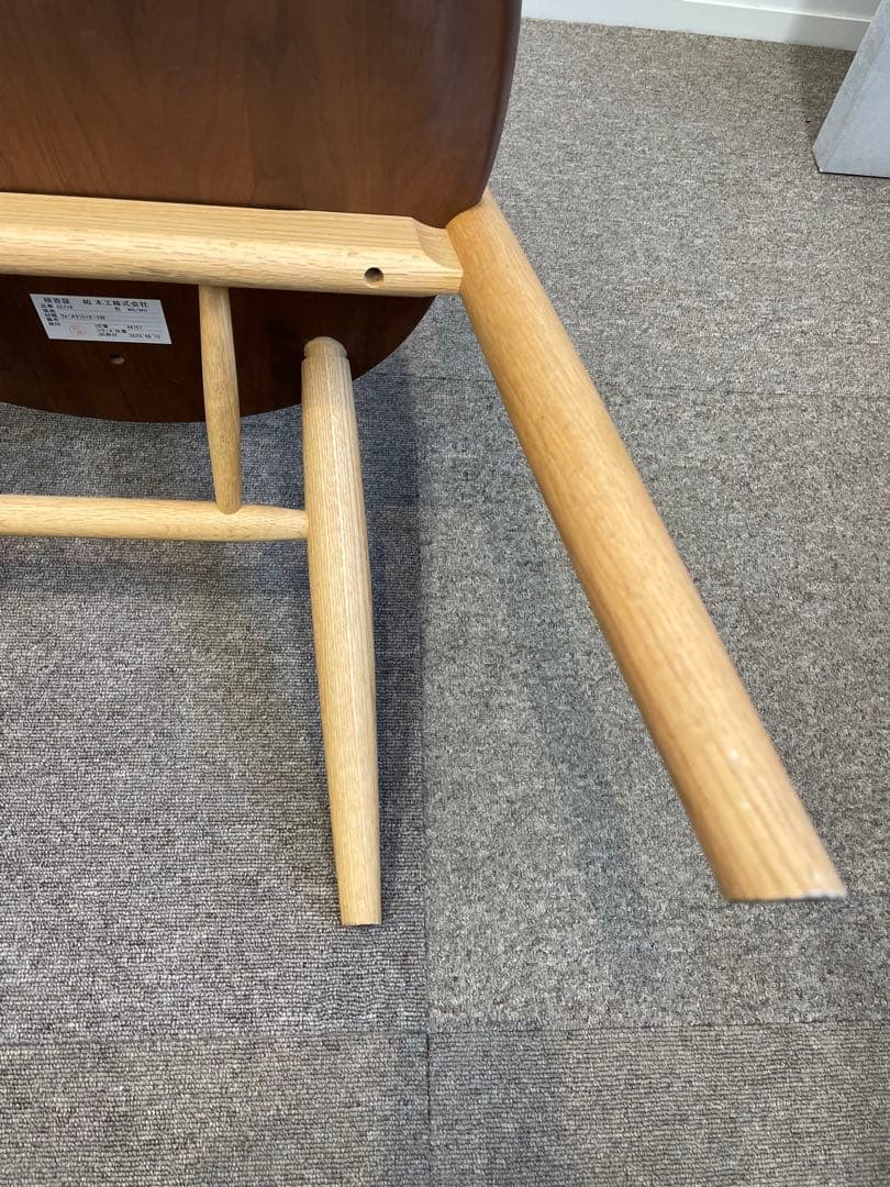 ② 柏木工 KASHIWA ダイニングチェア CIVIL系 1脚 無垢材