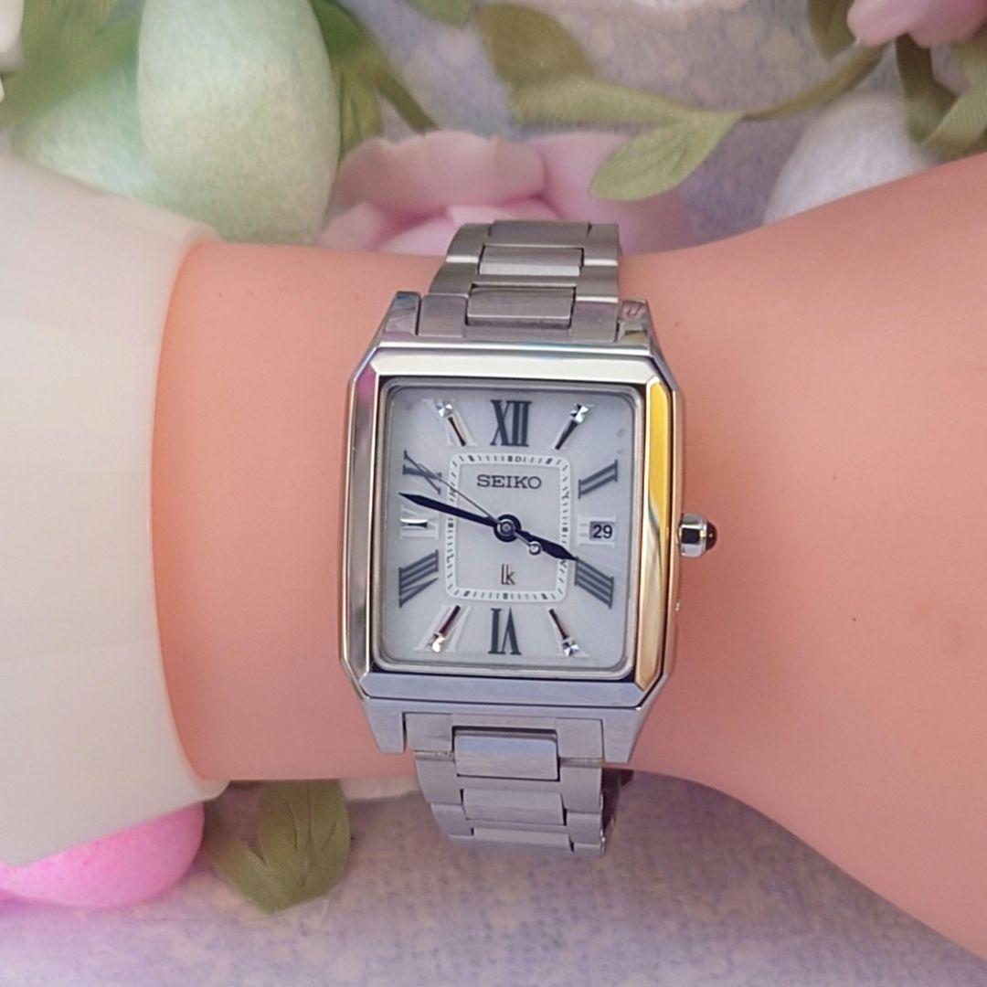 値下げ中❗️セイコーLUKIA腕時計SEIKO ルキア 1B22-O電波ソーラー