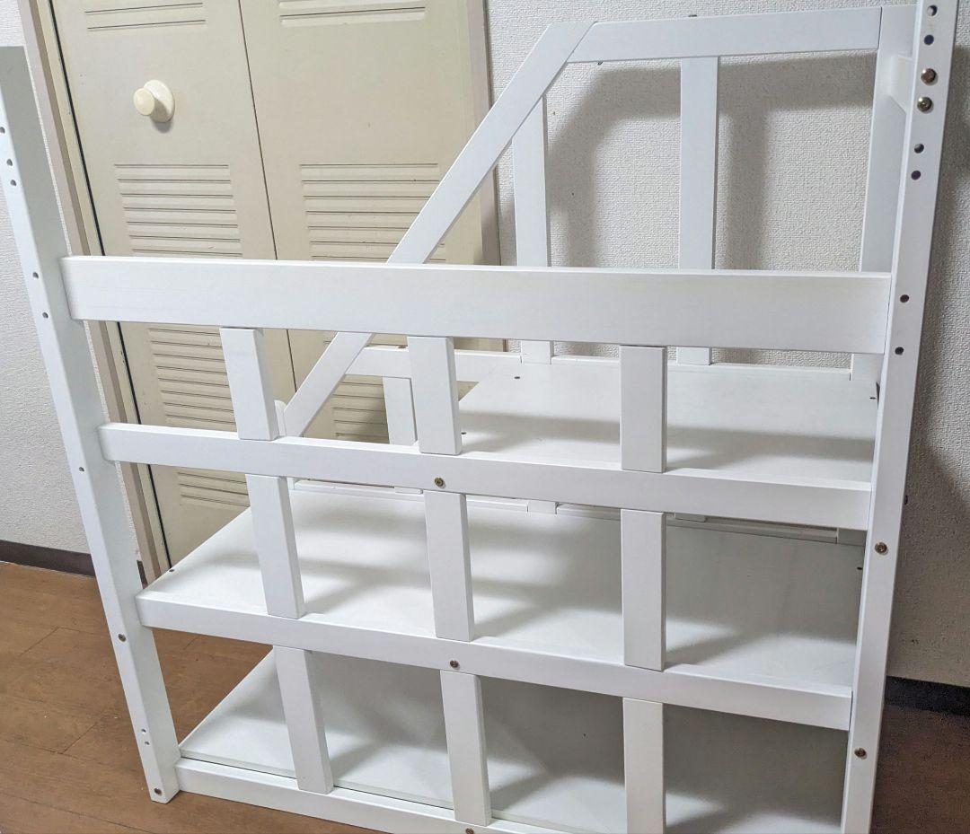 マロン様★天然木 白 ロフトベッド 二段ベッド 美品 関東地方限定