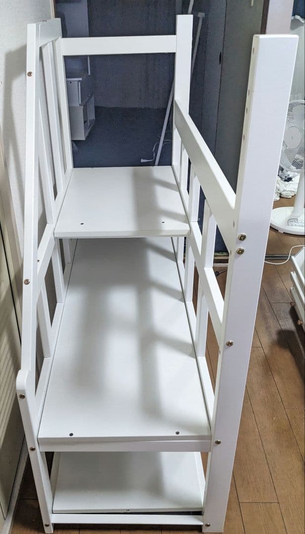 マロン様★天然木 白 ロフトベッド 二段ベッド 美品 関東地方限定