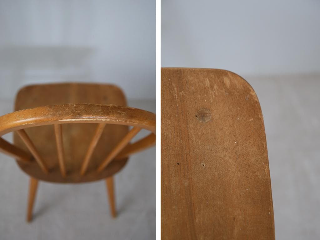 英国アンティークERCOLアーコールフープバックチェア/イス(89-78-1)