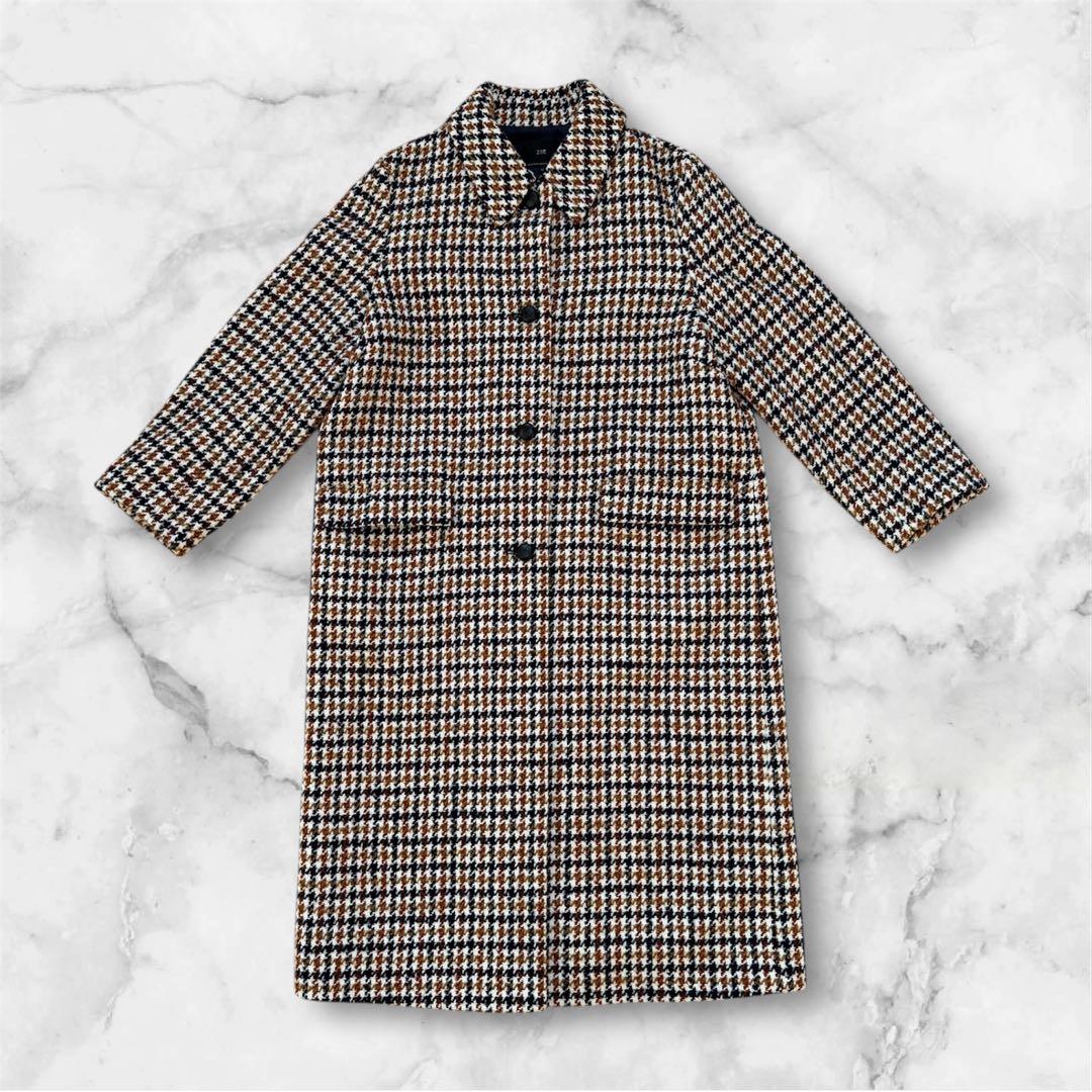 大きいサイズ♡希少♡23区♡ループヤーン チェック ツイード ロングコート