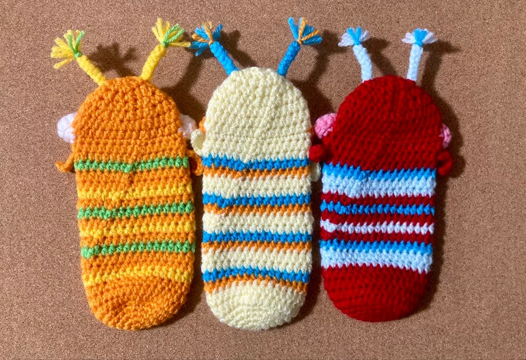 Ursula　パクパクモンスター　ペットボトル入れ10個　ペンケース10個