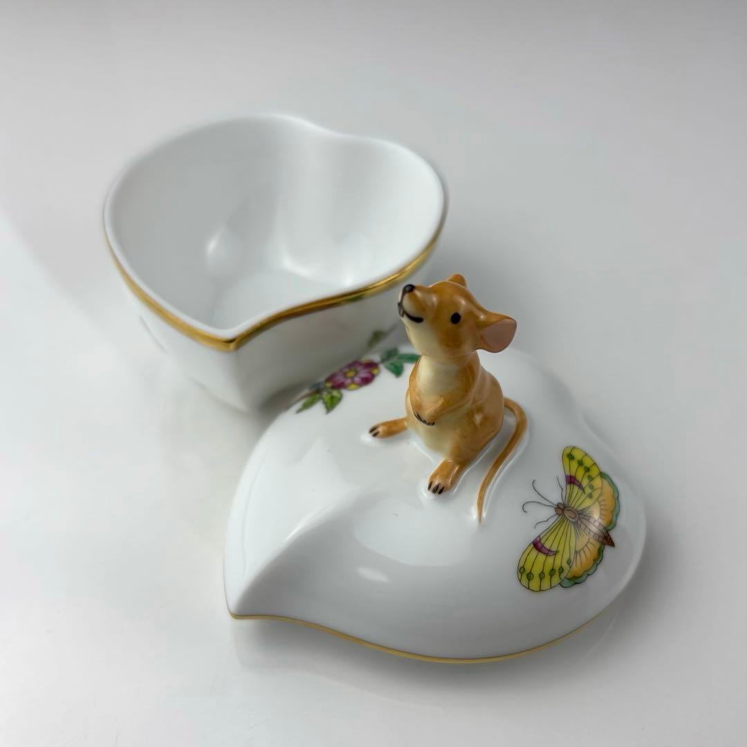 ヘレンド　ネズミ　小物入れ