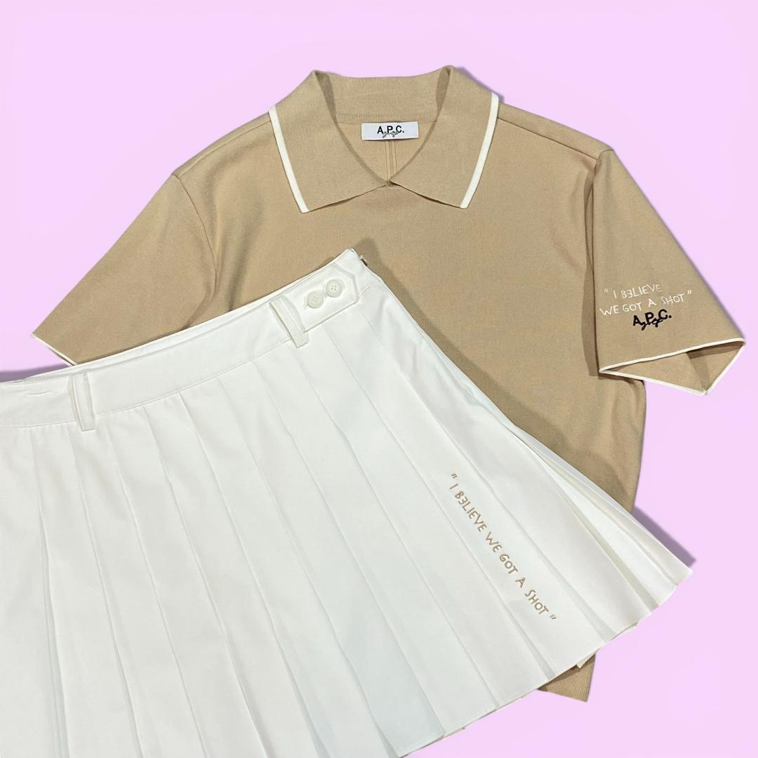 A.P.C. GOLF アー・ペー・セー ゴルフ ニット スカート セットアップ