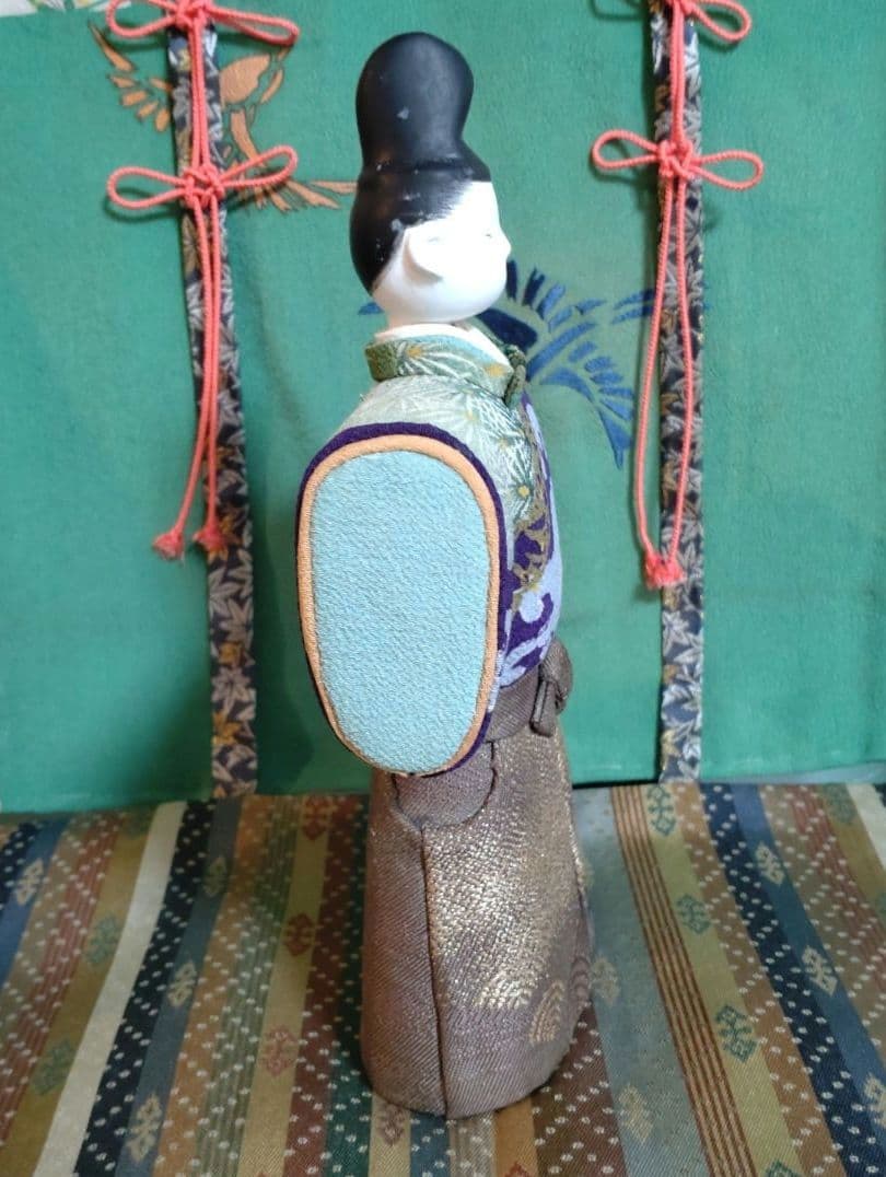 桐塑 雛人形　衣裳　古布