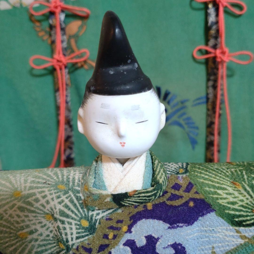 桐塑 雛人形　衣裳　古布