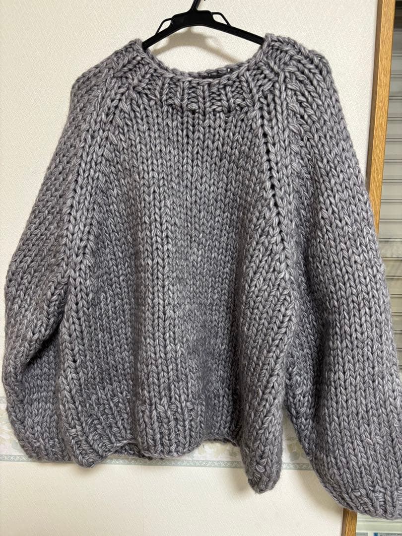 thetoe Dresden Heart Knit グレー