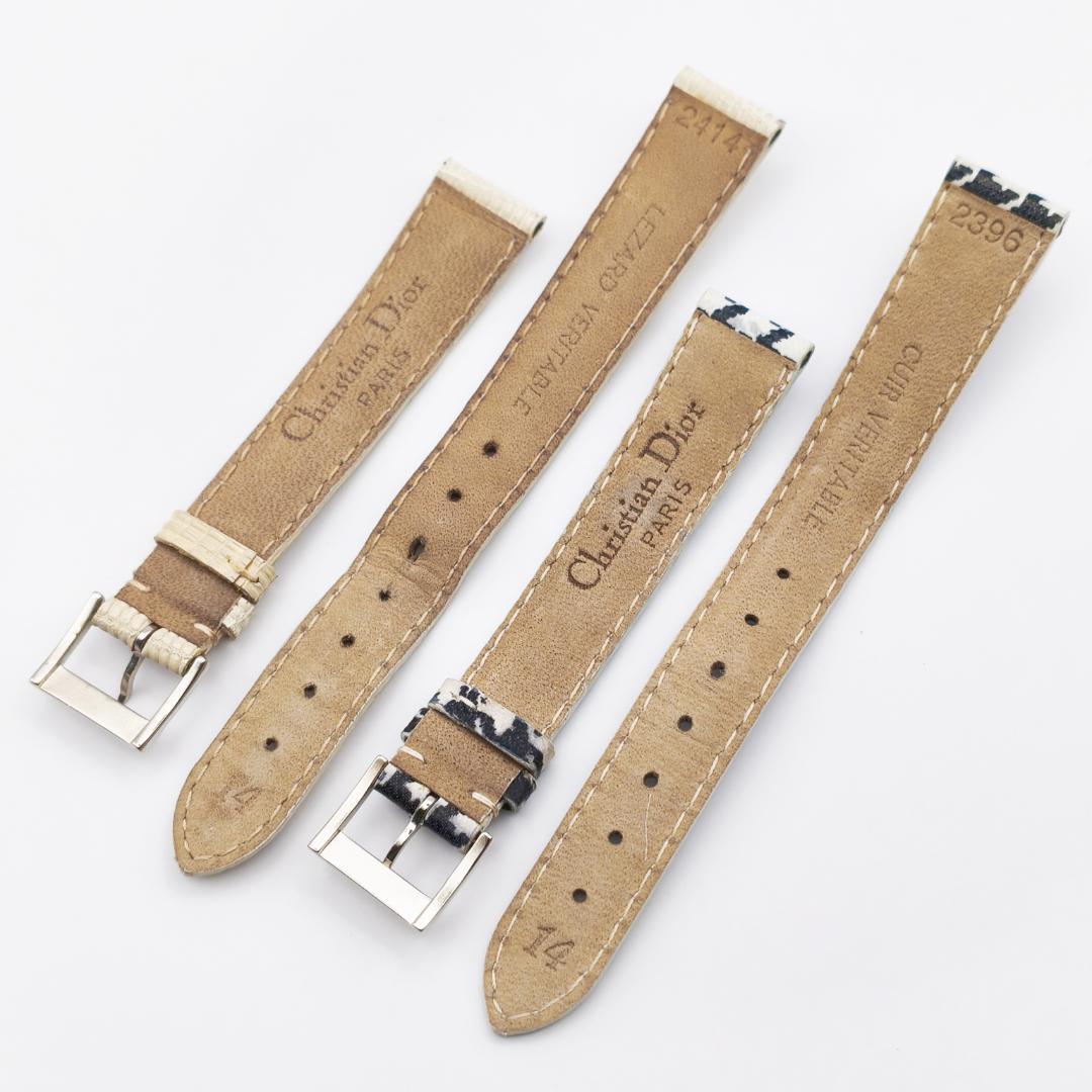 極美品 ディオール ラ・パリジェンヌ D60-109 QZ 白文字盤 新品電池