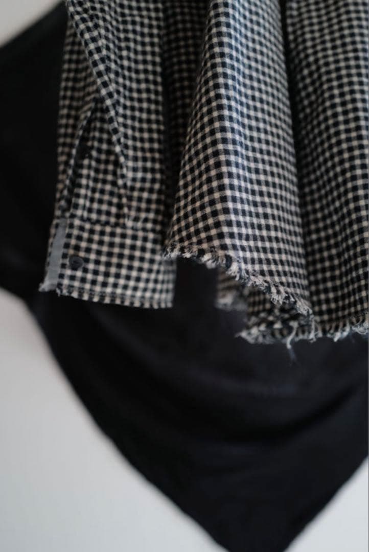 KA_ZU様BLACKBIRD Ex Cut Off Collar Shirt