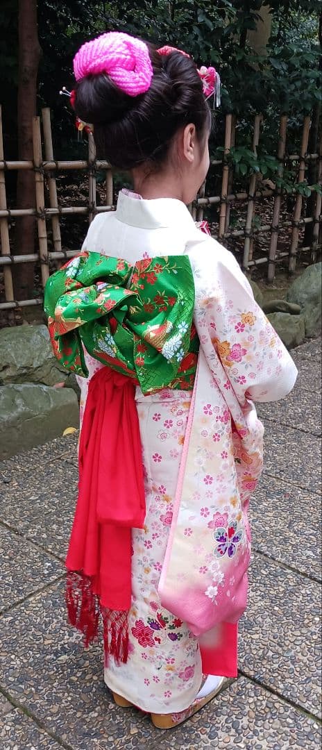 七五三(女の子) 七歳用着物 肌襦袢と肌着のセット