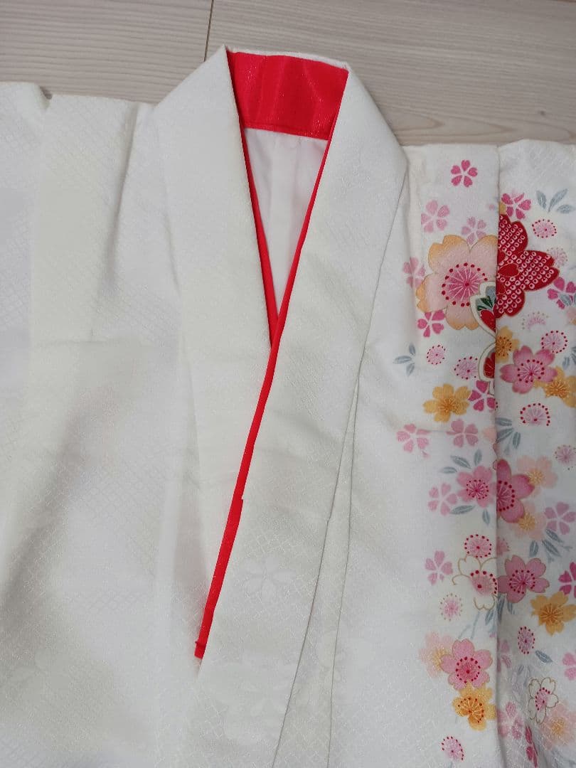 七五三(女の子) 七歳用着物 肌襦袢と肌着のセット