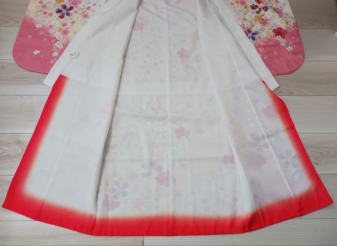 七五三(女の子) 七歳用着物 肌襦袢と肌着のセット