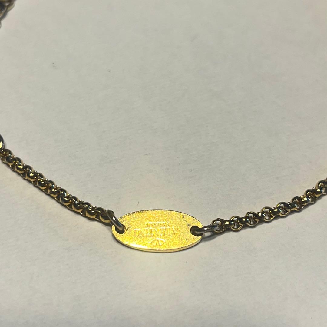 (正規品)Valentino ゴールド ロゴブレスレット