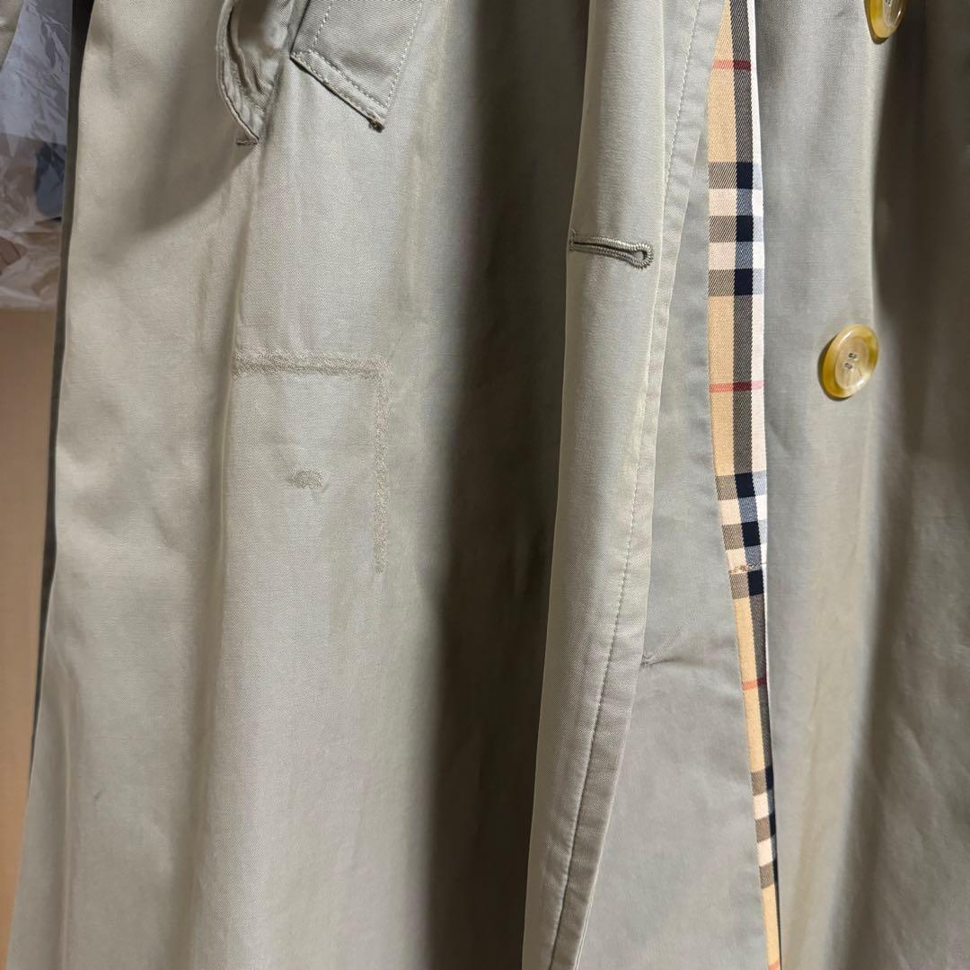 バーバリー　burberry 一枚袖　タマムシ　ラグラン C100 トレンチ