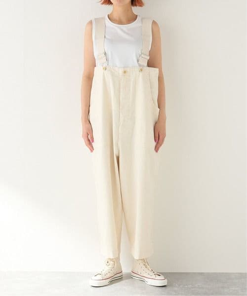 ジャーナルスタンダードラックス　ベイカービッグキュロット　サスペンダー　パンツ