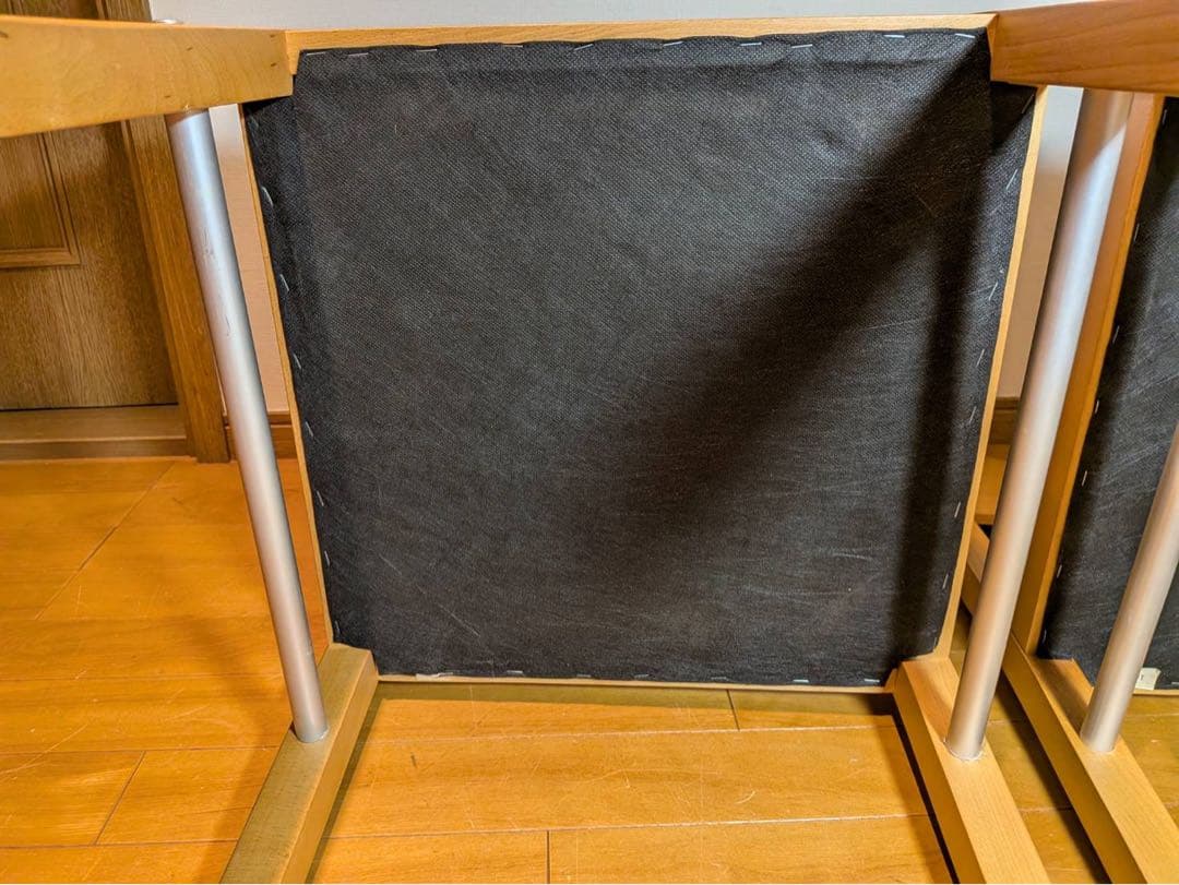 ■送料込■無印 ダイニングチェア ブナ材 木製イス 椅子 廃盤品 2脚セット