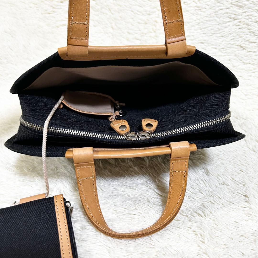 【未使用級】CASTELBAJAC トートバッグ キャンバス ブラック