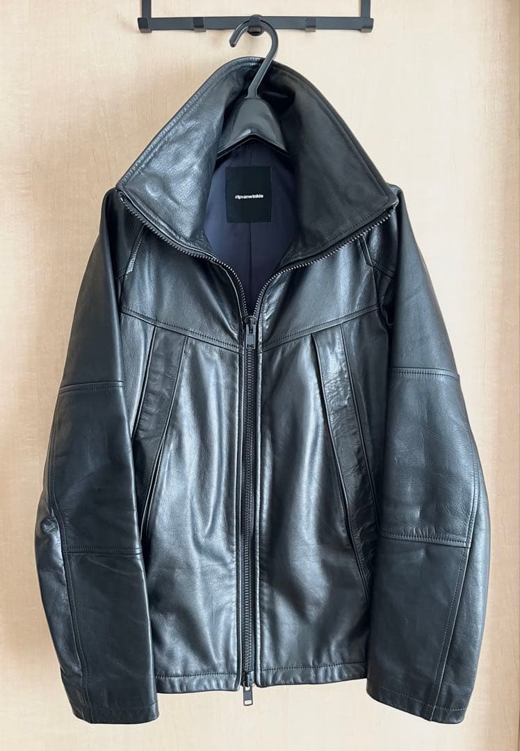 ★美品★rip van winkle★レザーライダース★ブラック★サイズ３★