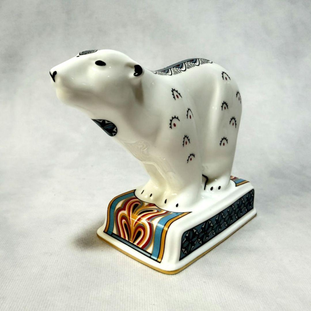 希少 美品☆ウェッジウッド ノアの方舟 ポーラーベア 1993年 フィギュリン