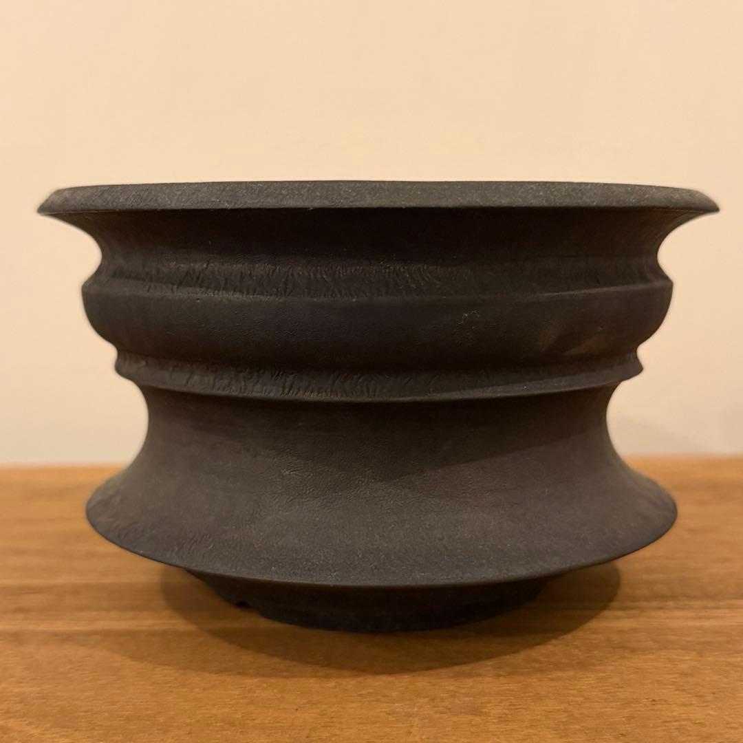 【カタチ製作所】ボビンLOW Mサイズ　レザーブラック