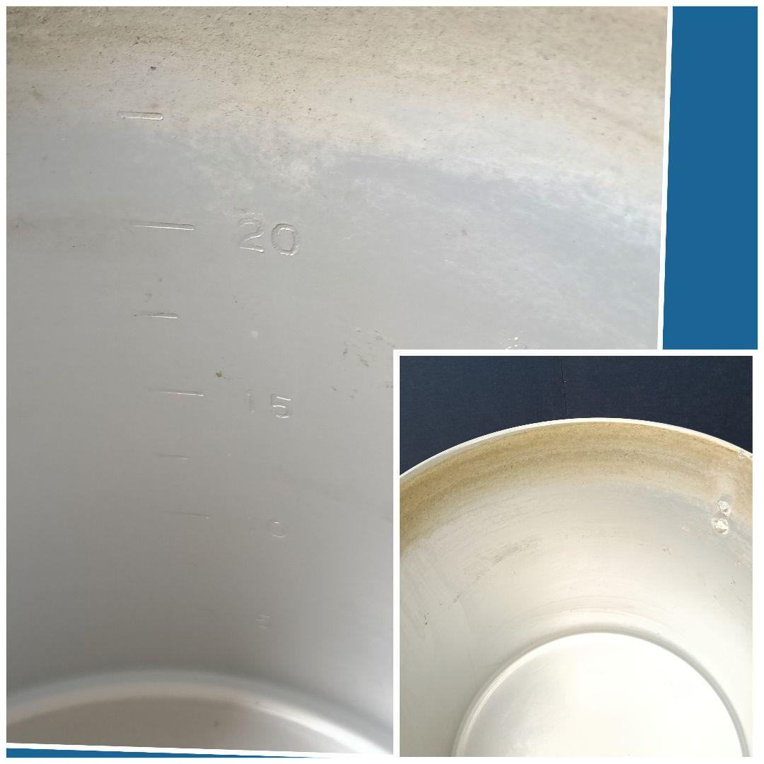 AN54 寸胴 プロセレクト33cm ホクア 内側目盛 日本製 業務用鍋