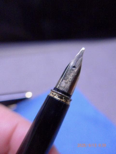 パイロット デラックス　14K ペン先 ブラック×ゴールド