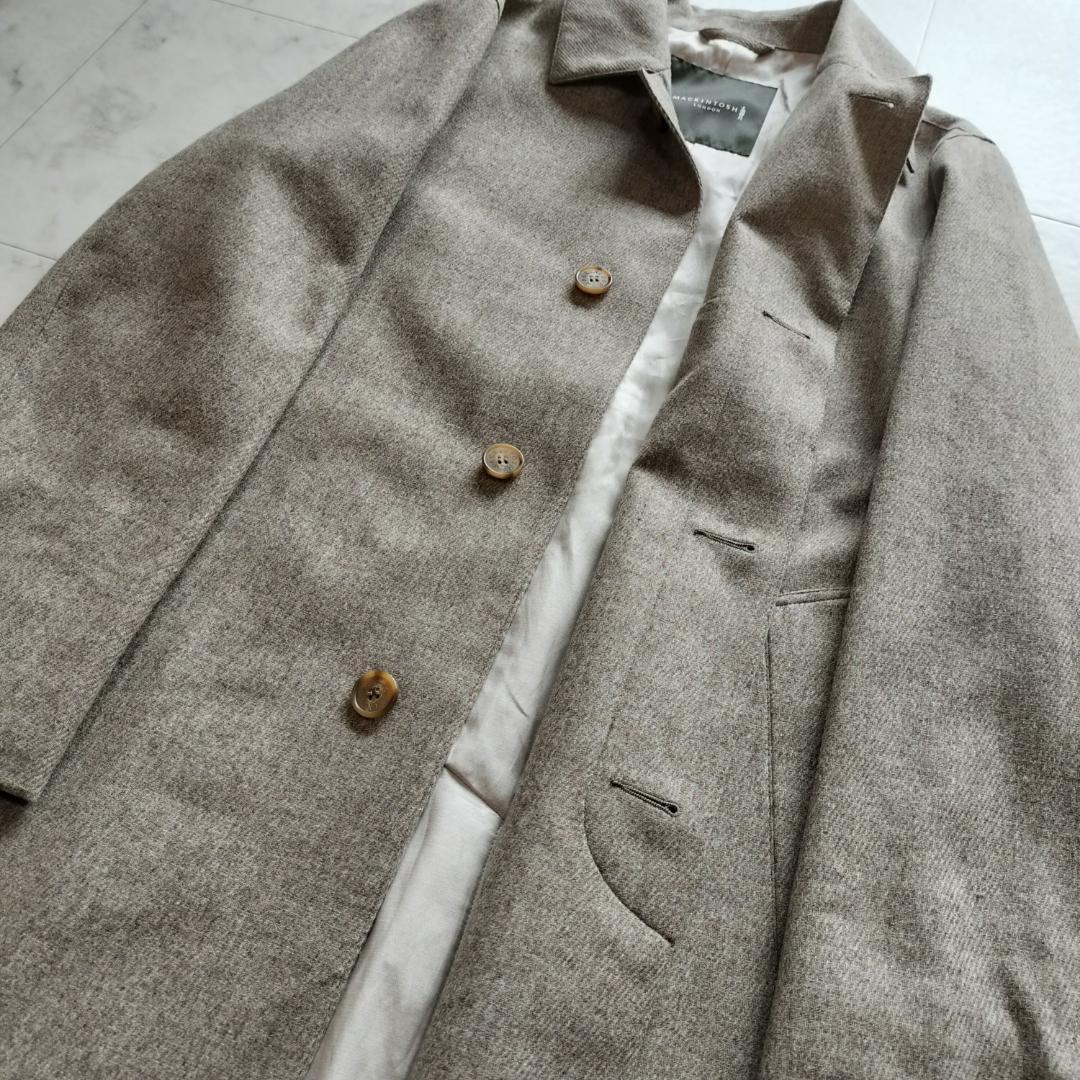 マッキントッシュ DUNFORD 無染色ウールステンカラーコート 42 XL