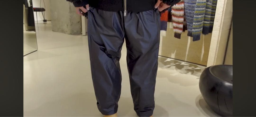 t*y様 YOKE レザーライクワイドレッグイージーパンツ 1 24AW