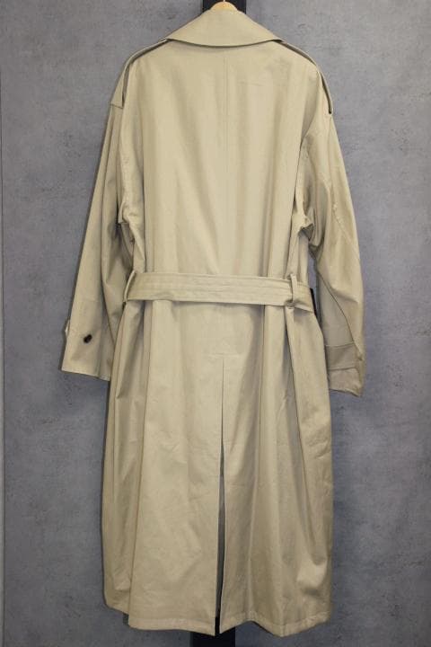 CIOTA シオタ スビンコットン ギャバジン トレンチコート ベージュ
