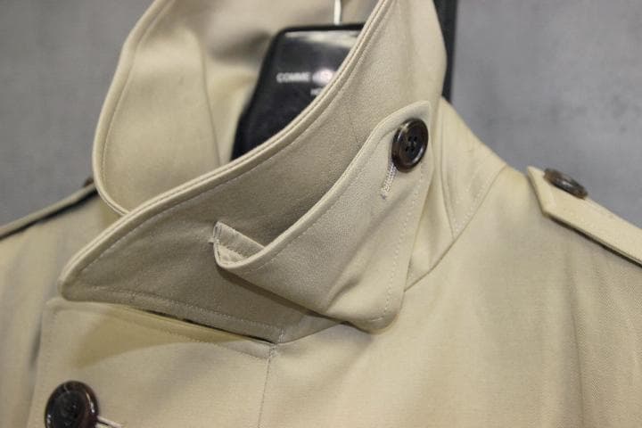 CIOTA シオタ スビンコットン ギャバジン トレンチコート ベージュ