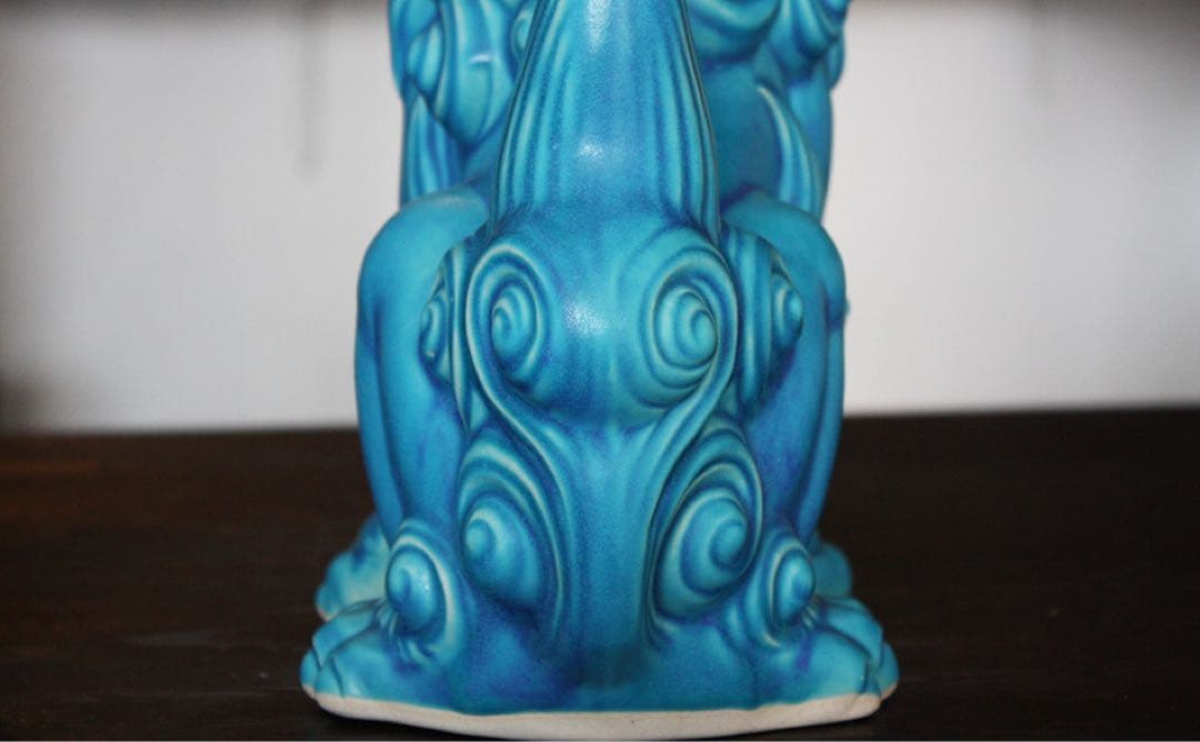 琉球　ブルー　美ら海シーサー