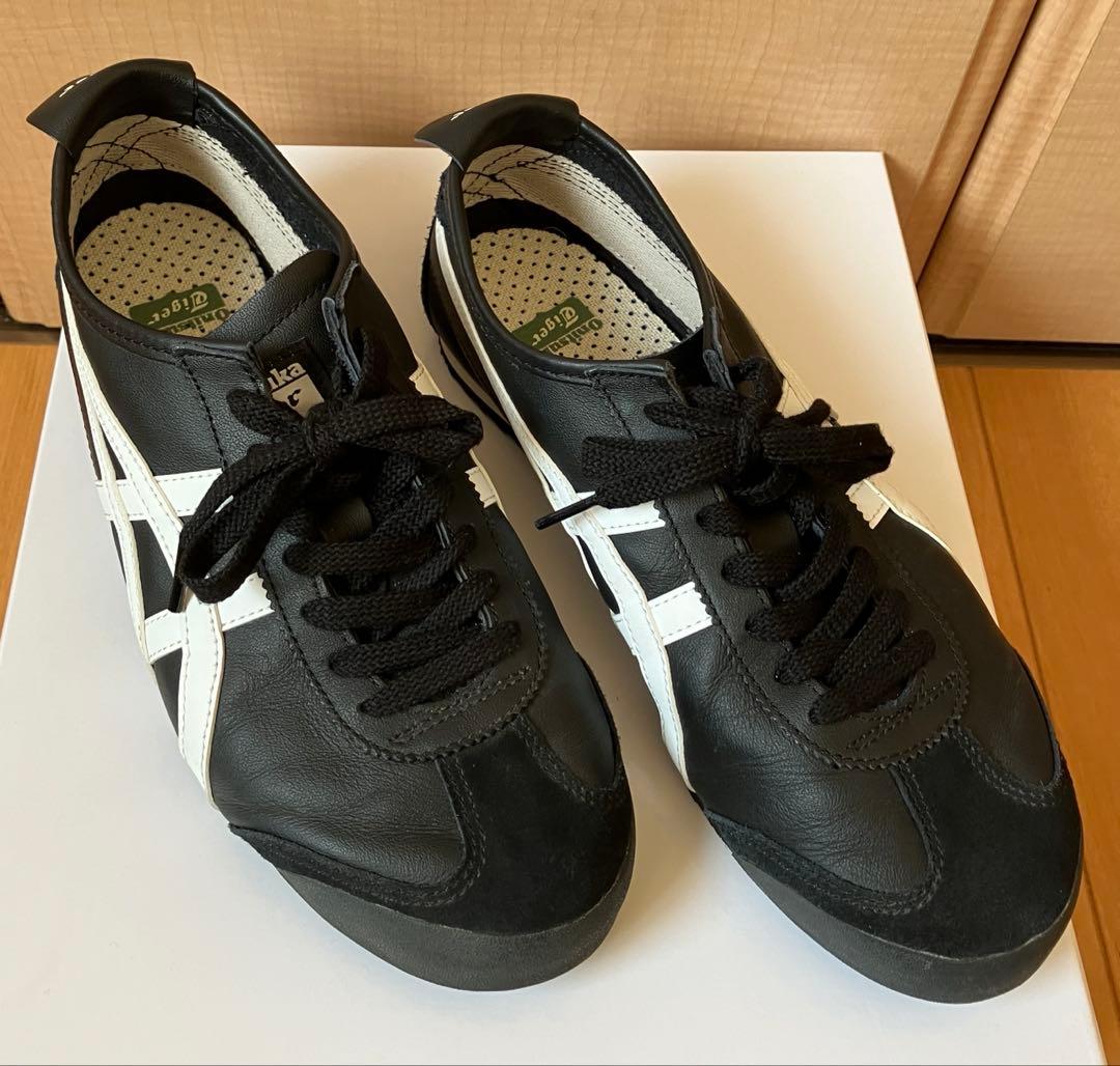 Onitsuka Tiger メキシコ66 ブラック/ホワイト スニーカー