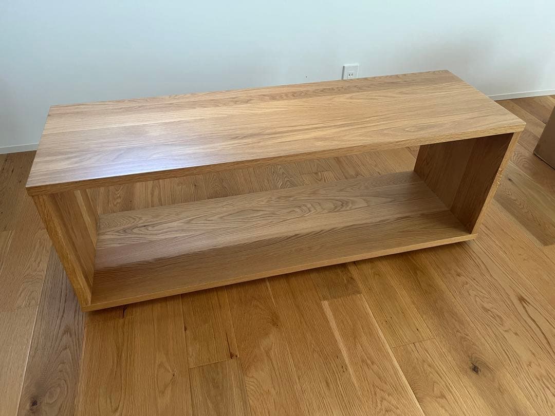 無印良品／無垢材テーブルベンチ　オーク材
