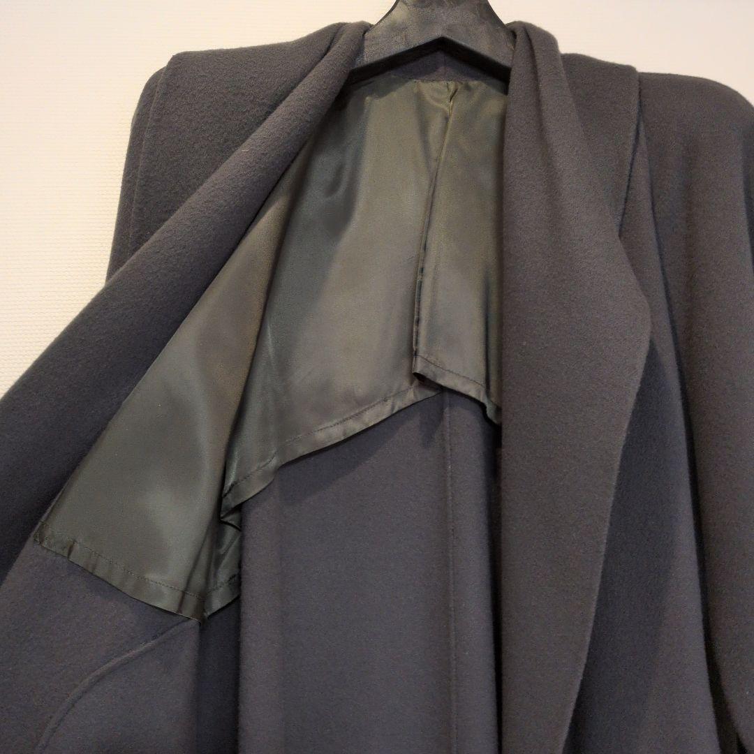 一枚仕立てロングコート (モスグリーン)トールサイズ