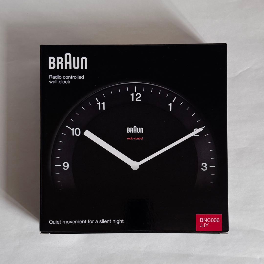 【新品未使用・廃盤品】BRAUN ブラウン 掛時計 BNC006