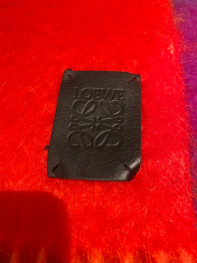 LOEWE マフラー ストライプデザイン