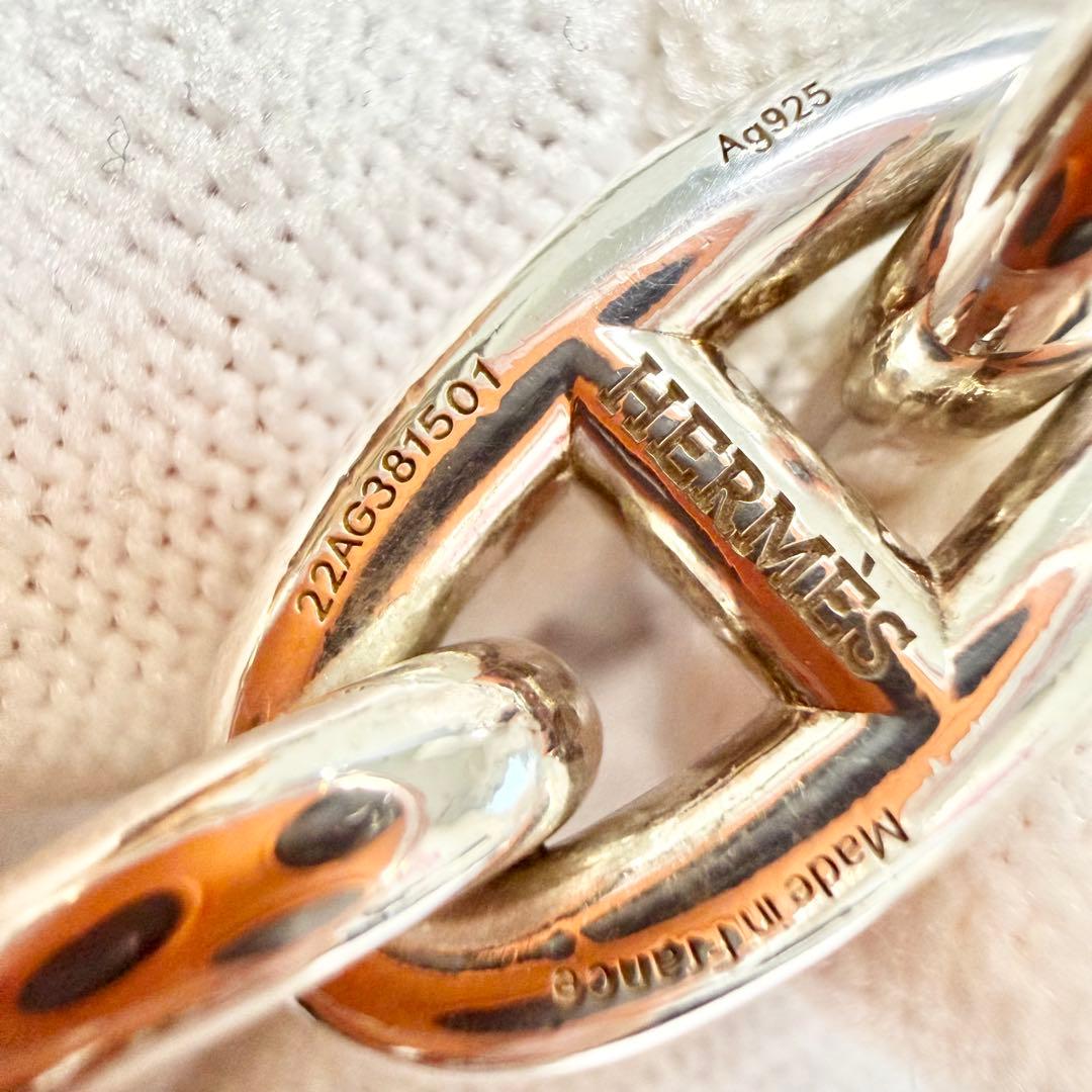 新品仕上済 エルメス シェーヌダンクル GM 12コマ ブレスレット 箱付き