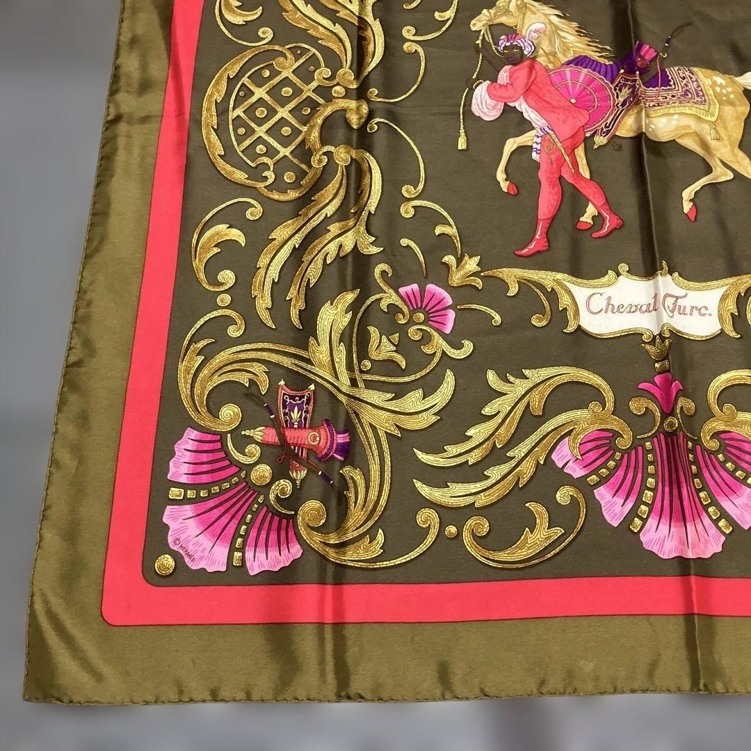 HERMES エルメス カレ90 トルコの馬 CHEVAL TURC