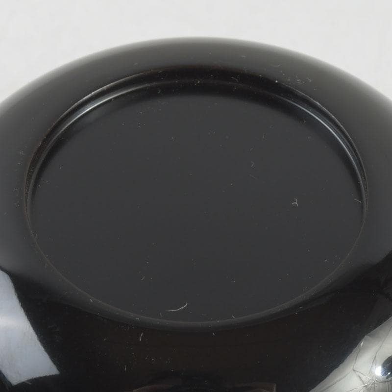 茶道具　輪島塗　花草蒔絵　春風　棗　共箱　V　9460