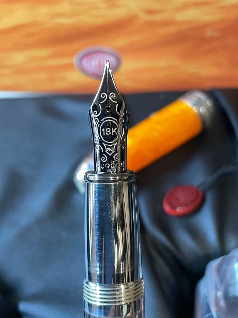 アウロラ　万年筆　マーレ・イオニア　M