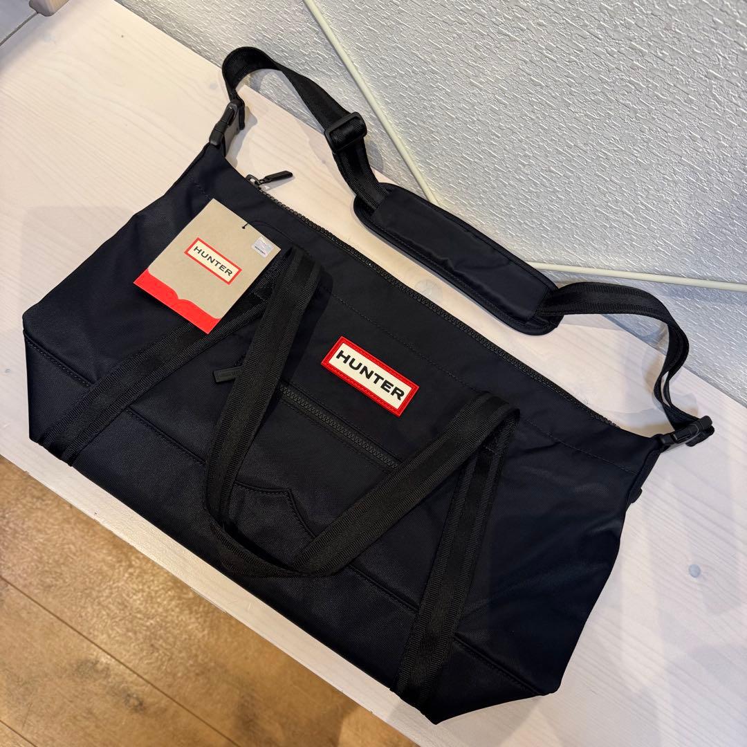 13L新品ハンターナイロンミディアムトップクリップトートバッグショルダーバッグ