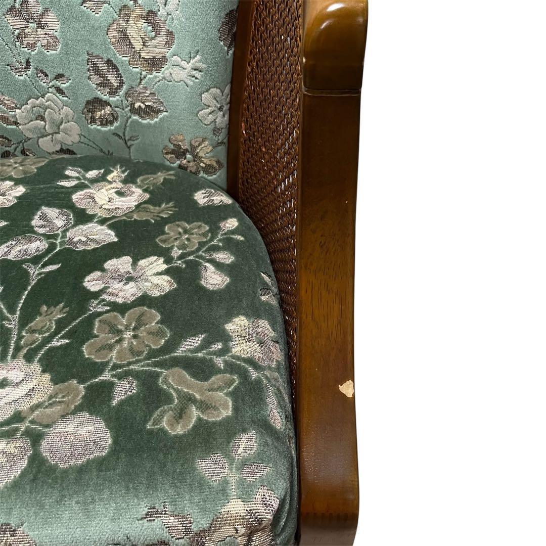 三越家具 ブルージュシリーズ 1人掛けソファ カントリースタイル アンティーク