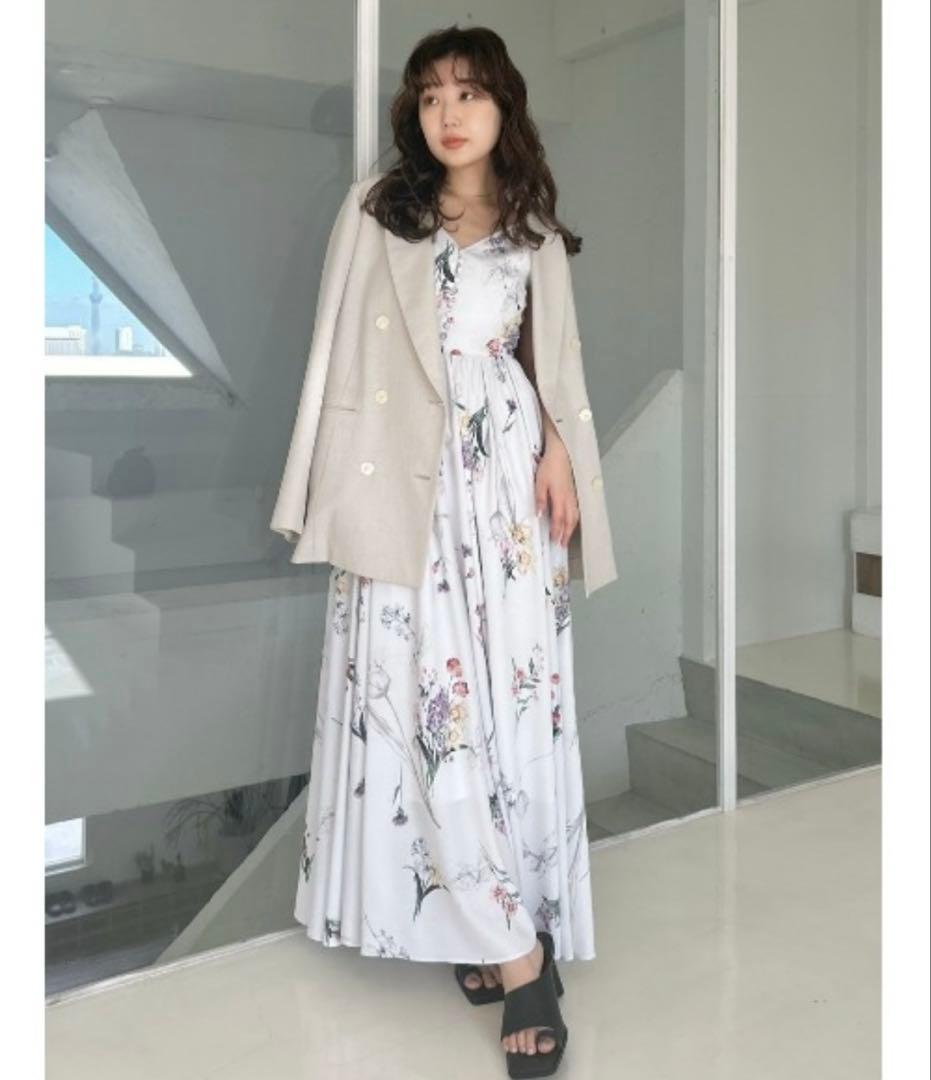 フレイアイディー FRAY I.D★ボタニカルプリントキャミソールワンピース 1