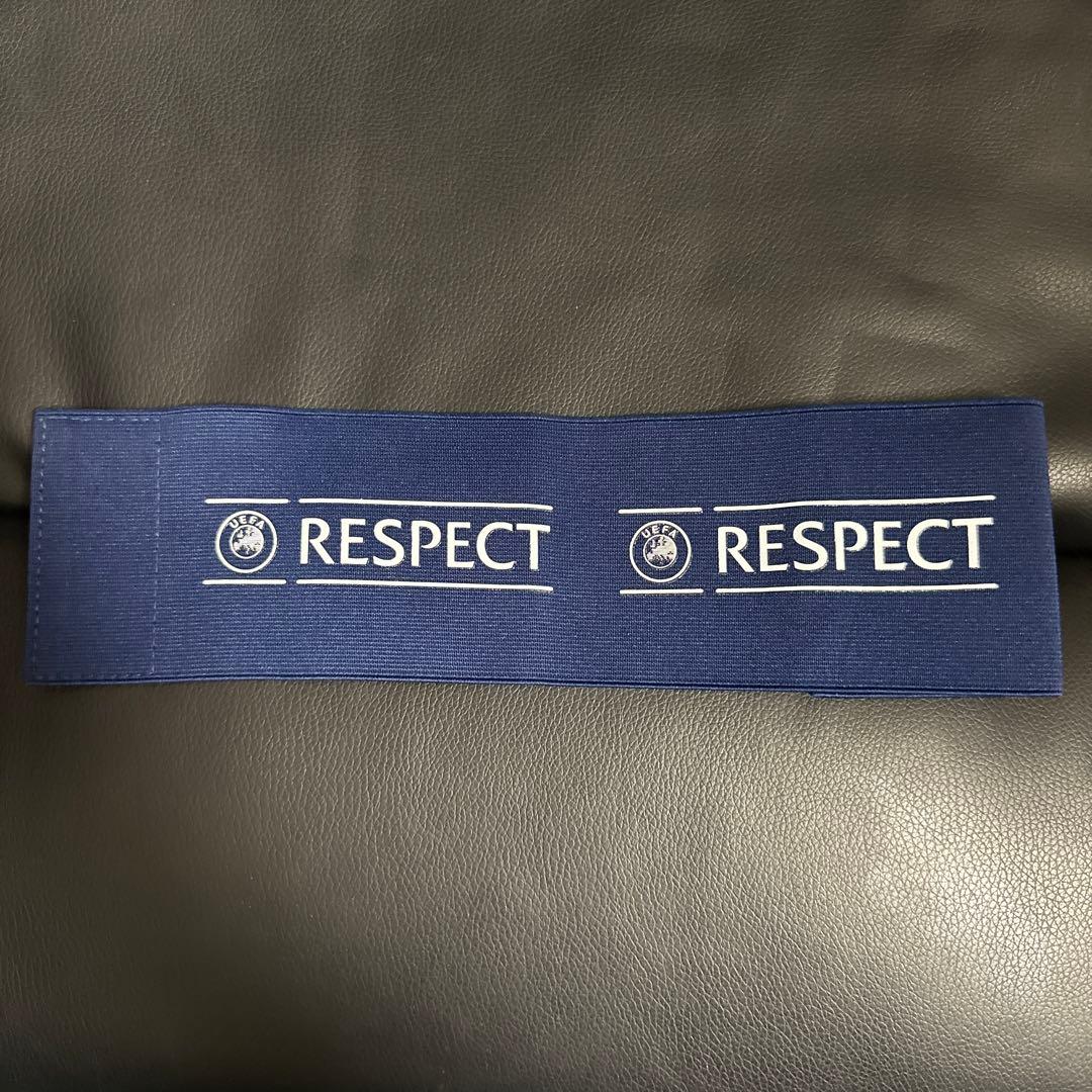 UEFA リスペクト　キャプテンアームバンド　支給品　リオネル・メッシ　ロナウド