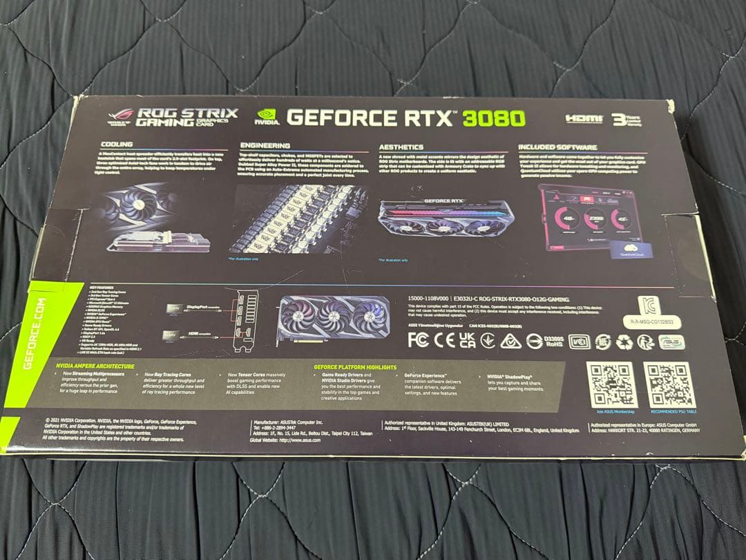 ASUS ROG Strix RTX 3080 12GB LHR版