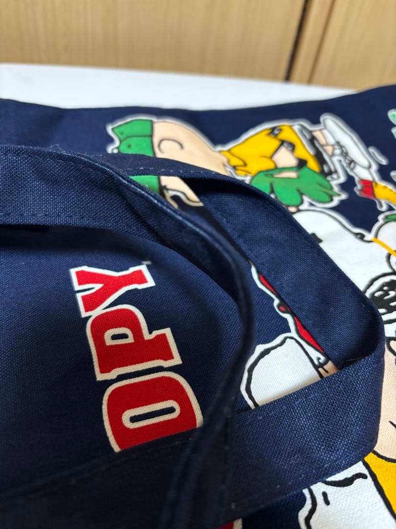 ファミリア トートバッグ スヌーピー peanuts レッスンバッグ