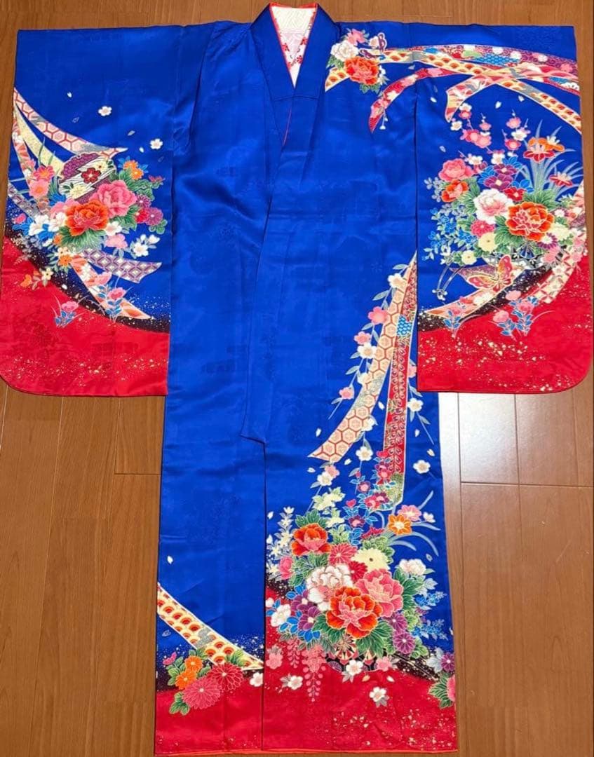 七五三★四つ身着物 祝い着フルセット★おまけで四つ身着物もうI枚付き